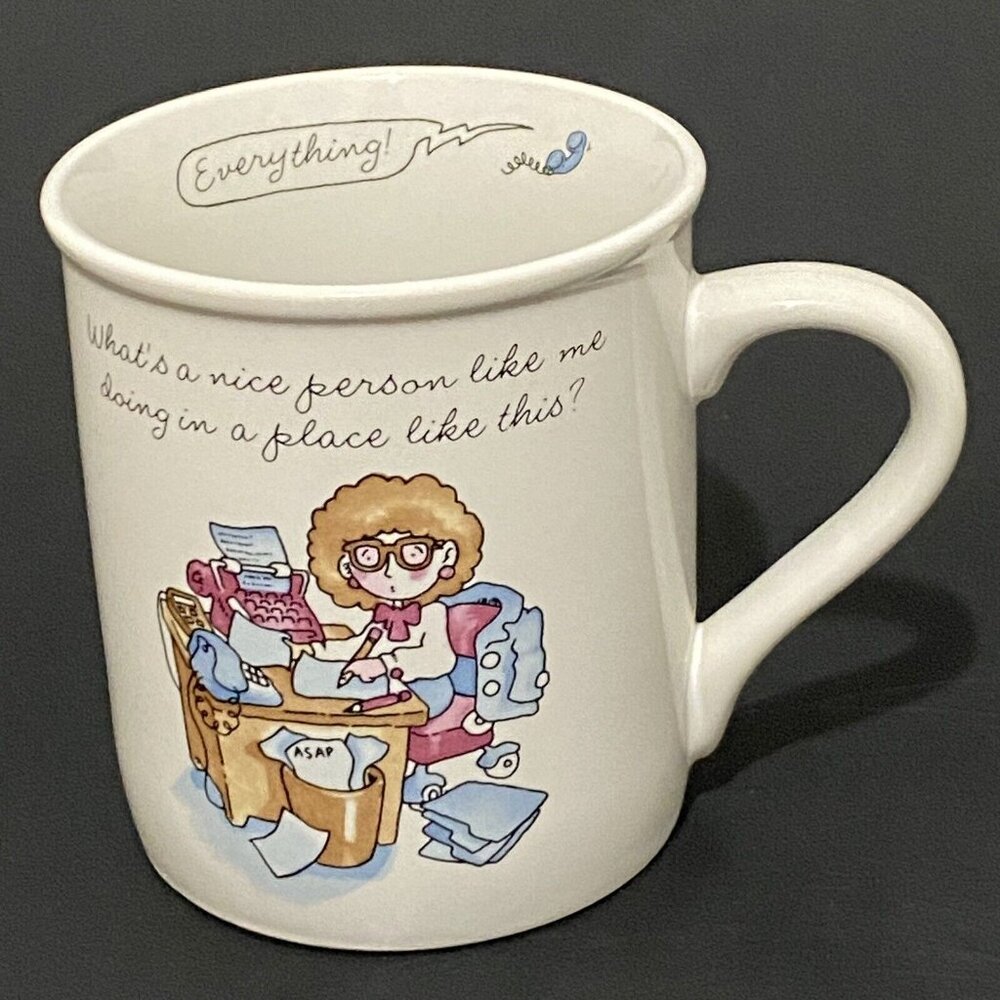 Vintage Hallmark Rim Shots‎ Secretary Mug